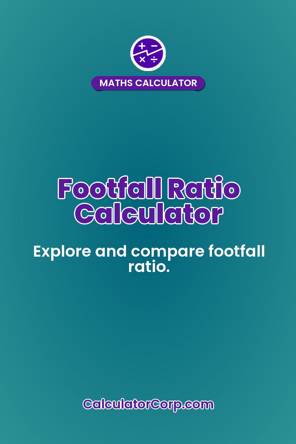 Footfall Ratio Calculator
