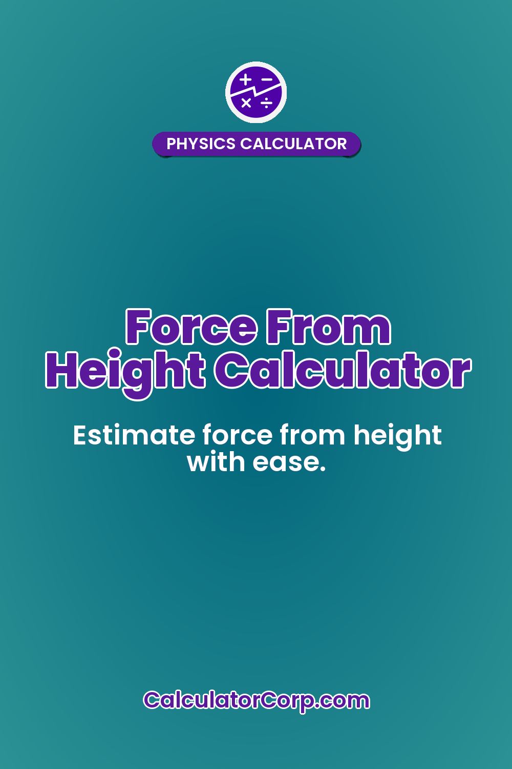 Force From Height Calculator