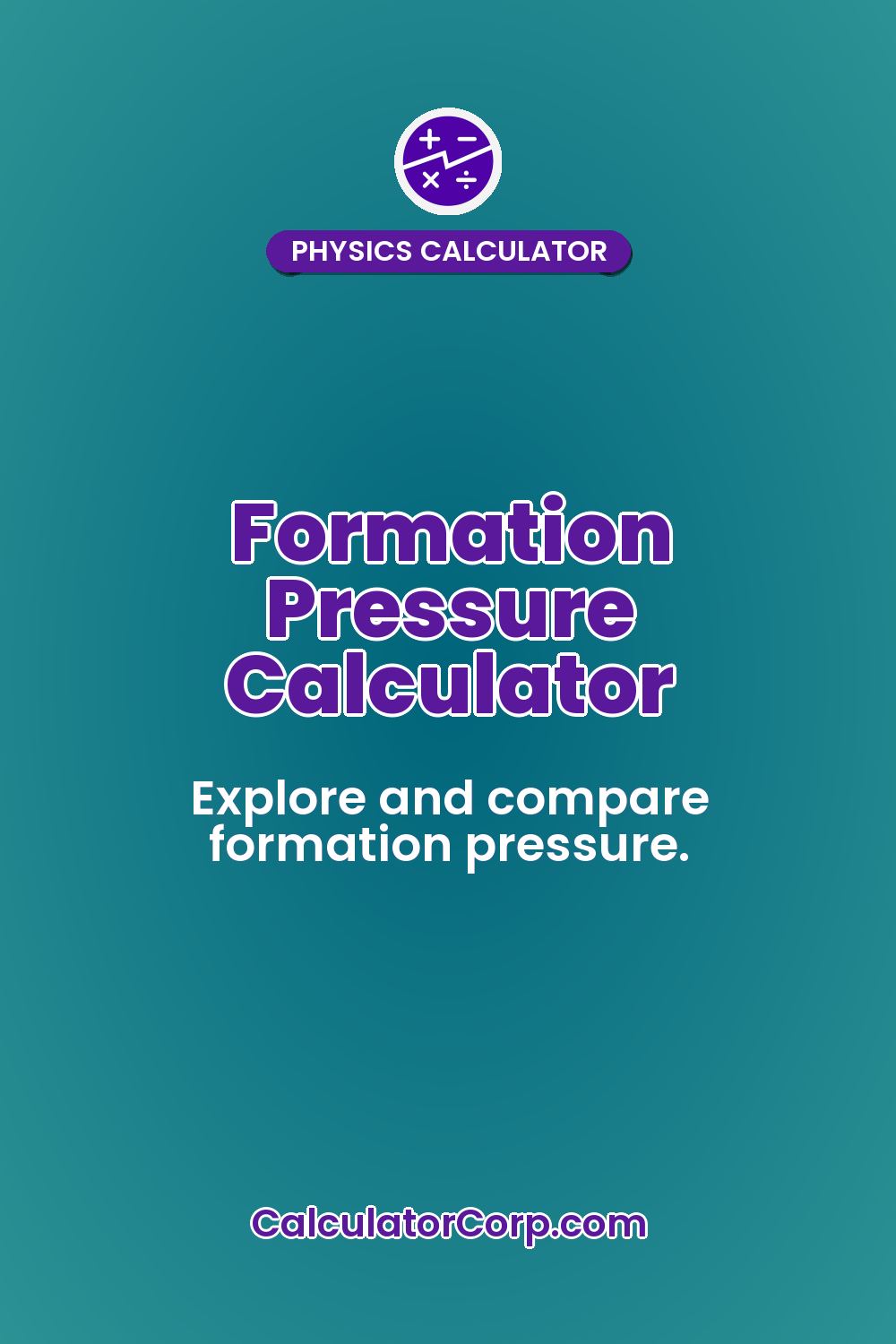 Formation Pressure Calculator