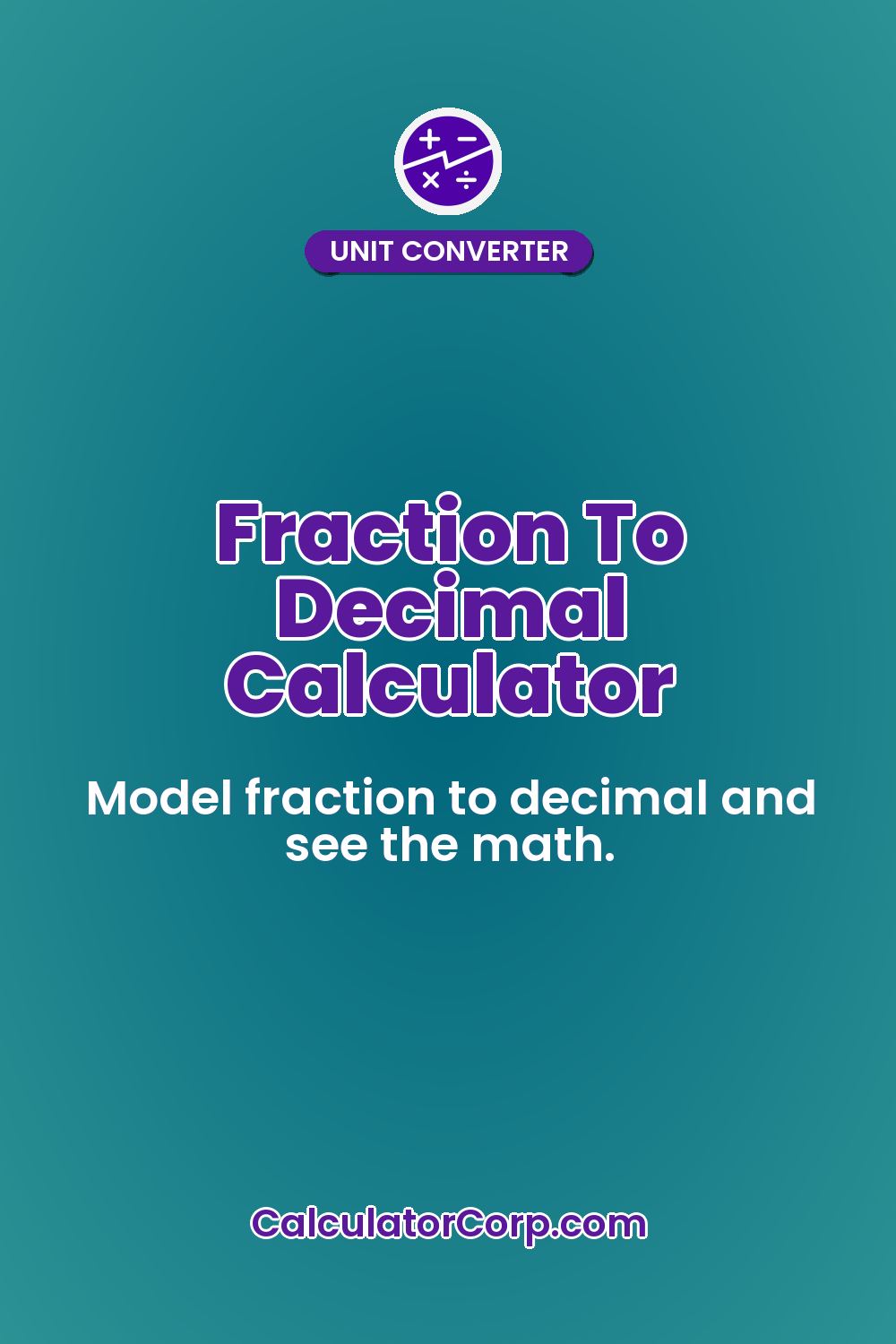 Fraction To Decimal Calculator