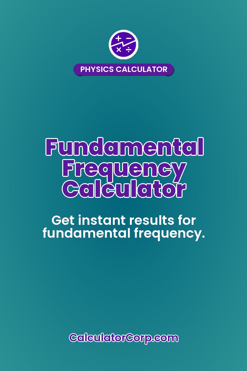 Fundamental Frequency Calculator