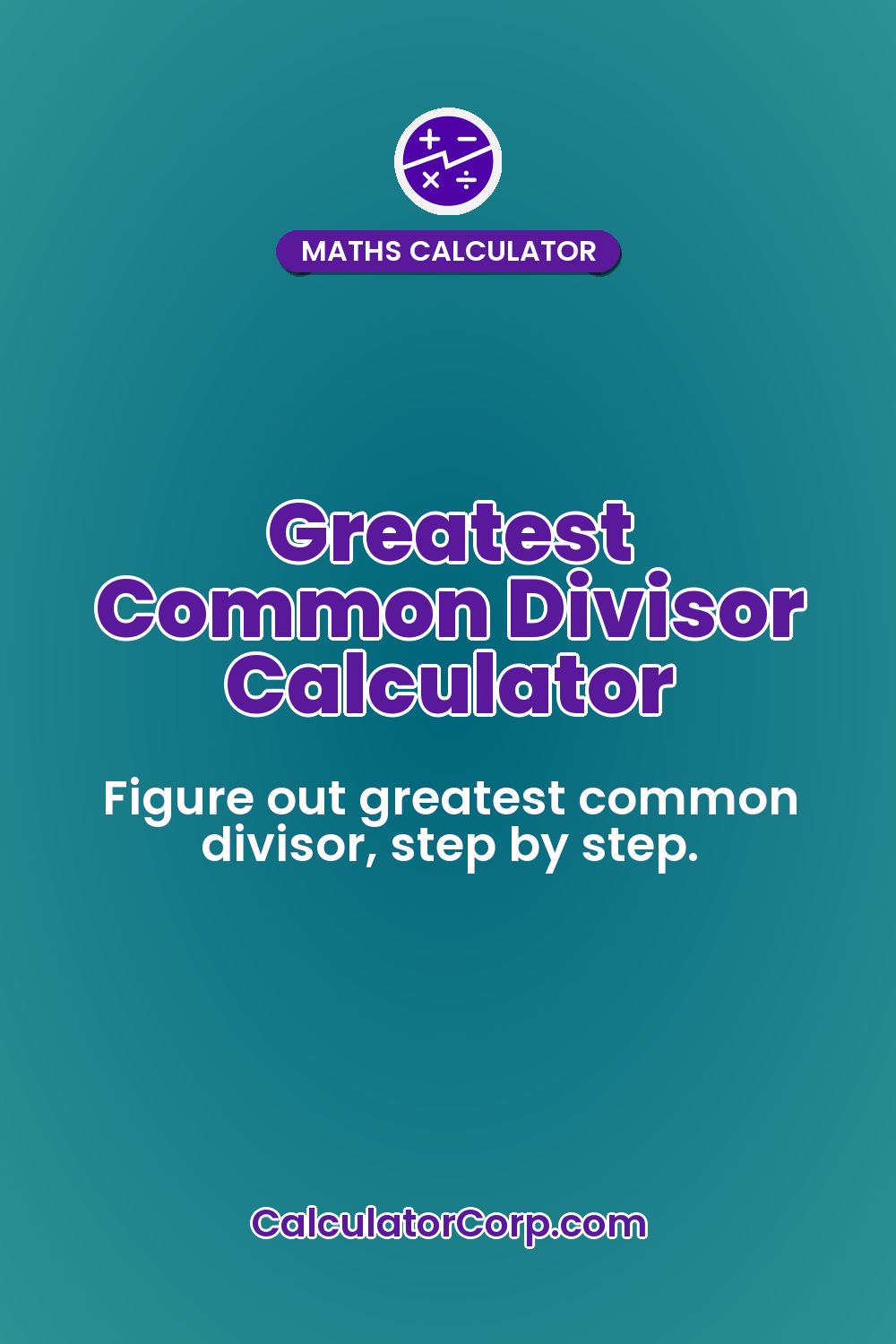 Greatest Common Divisor Calculator