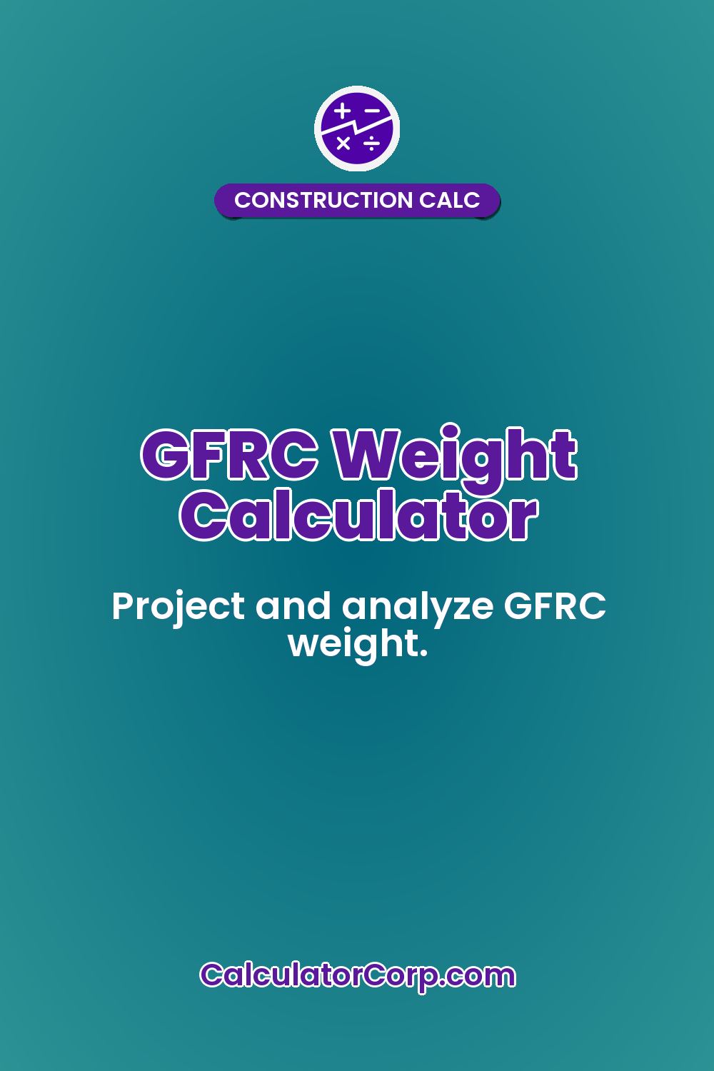 GFRC Weight Calculator