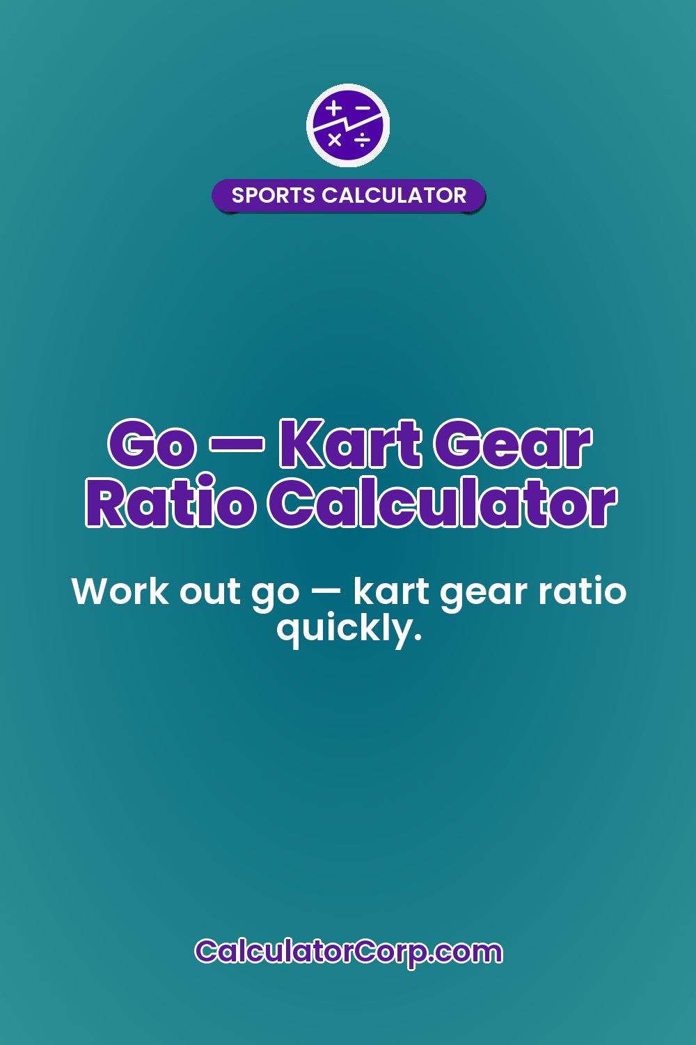 Go — Kart Gear Ratio Calculator