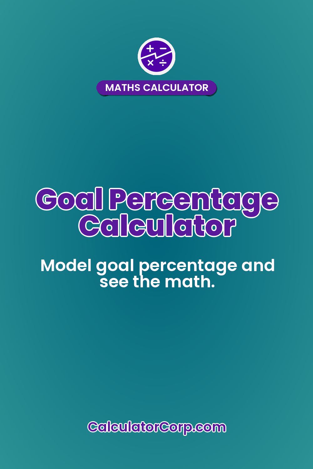 Goal Percentage Calculator