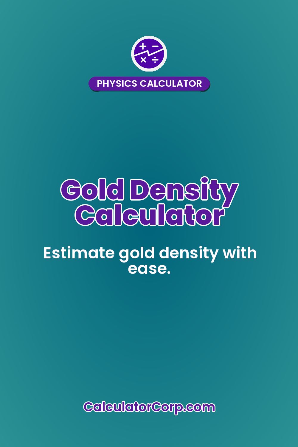 Gold Density Calculator