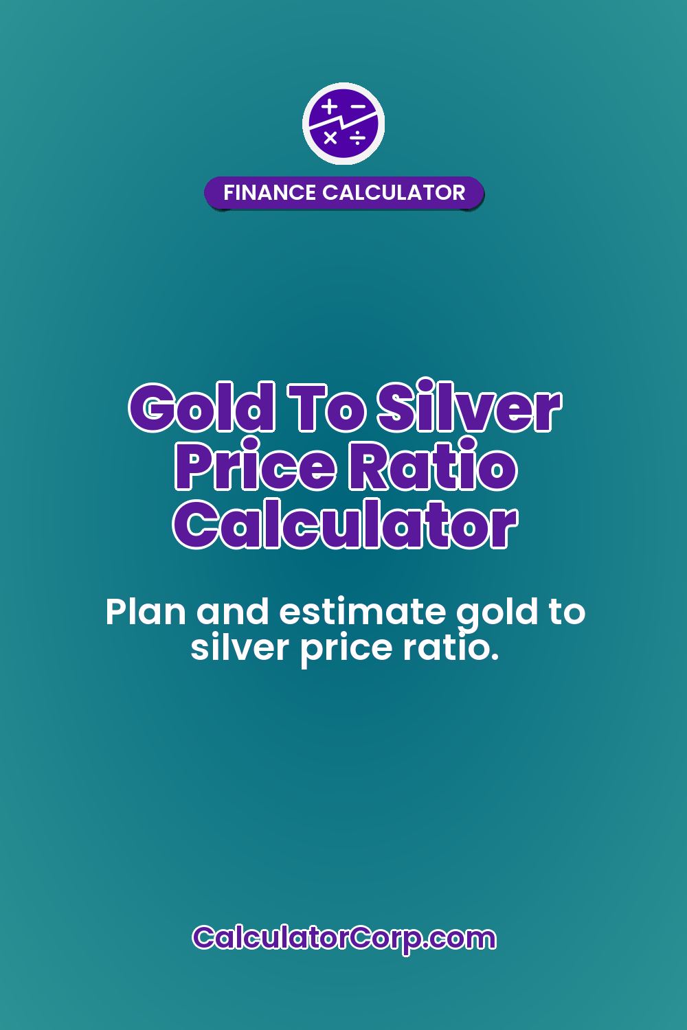 Gold To Silver Price Ratio Calculator