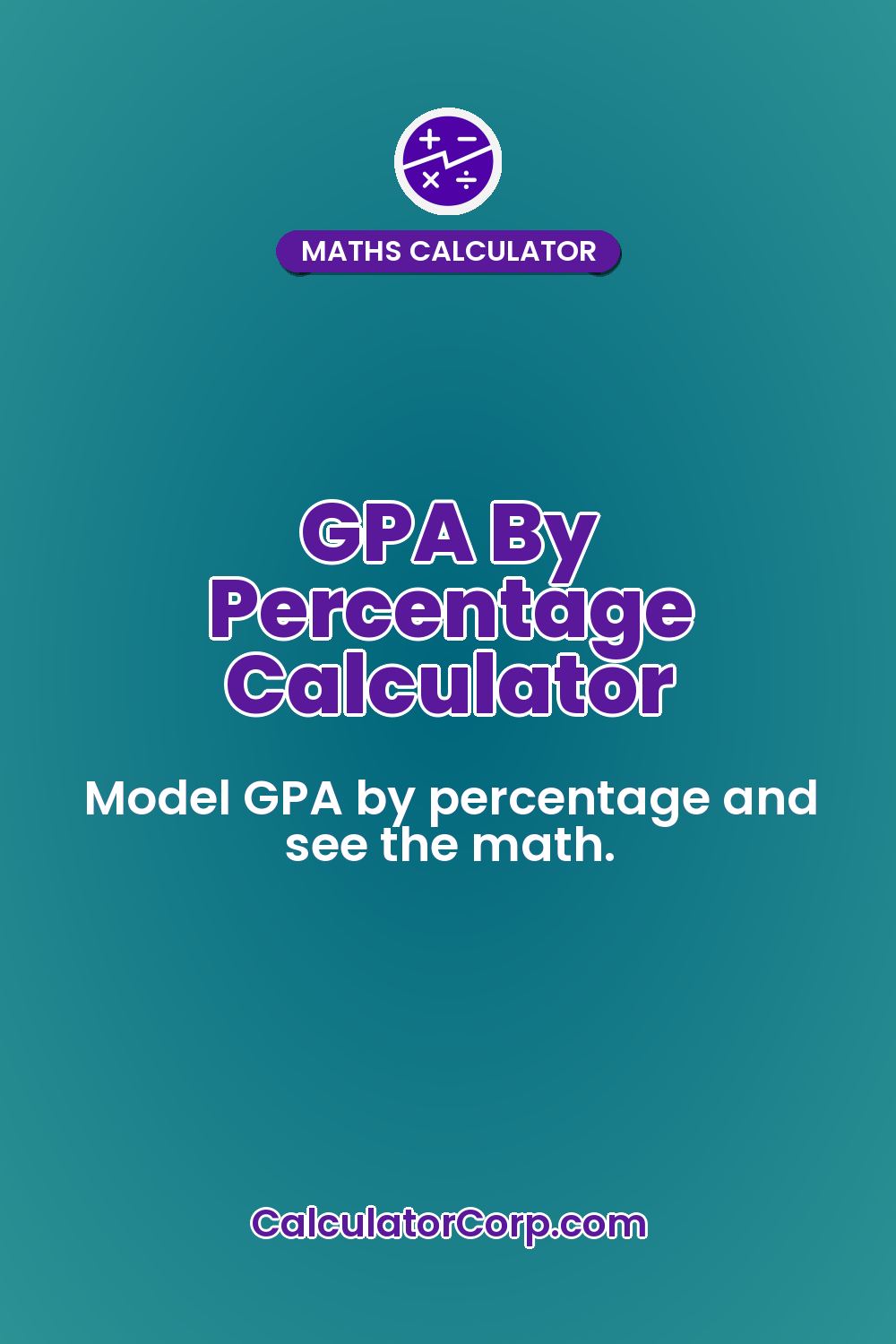 GPA By Percentage Calculator