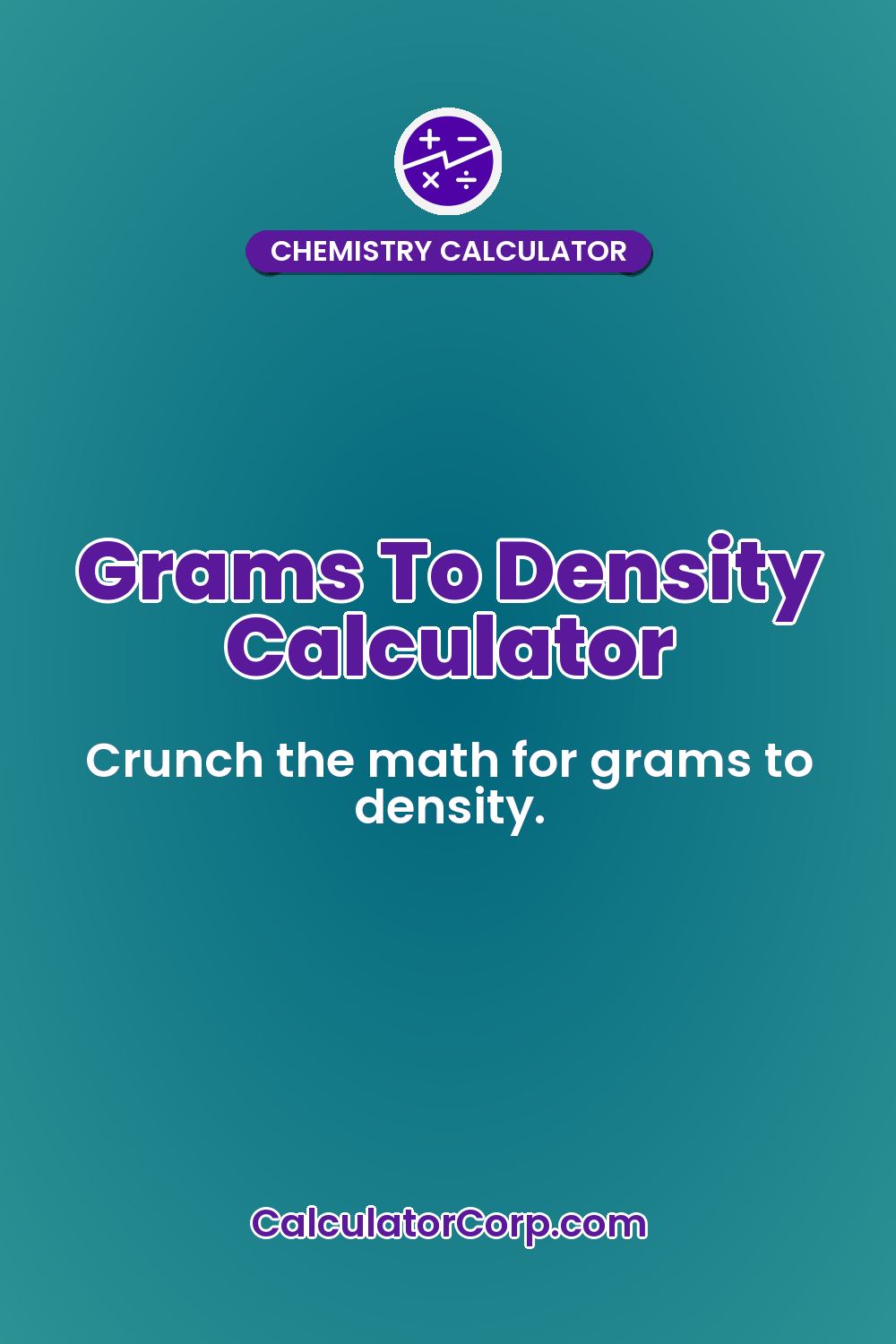 Grams To Density Calculator