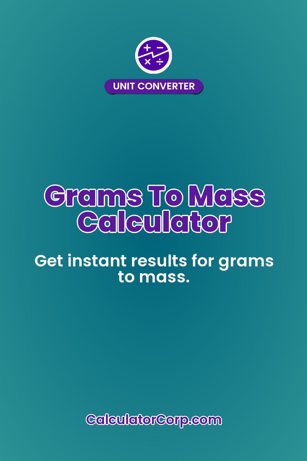 Grams To Mass Calculator