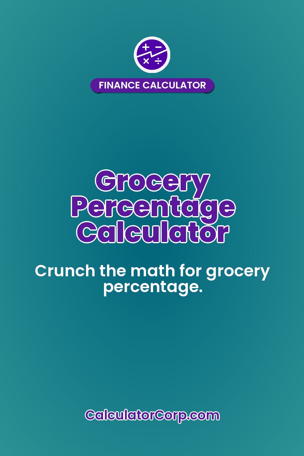 Grocery Percentage Calculator