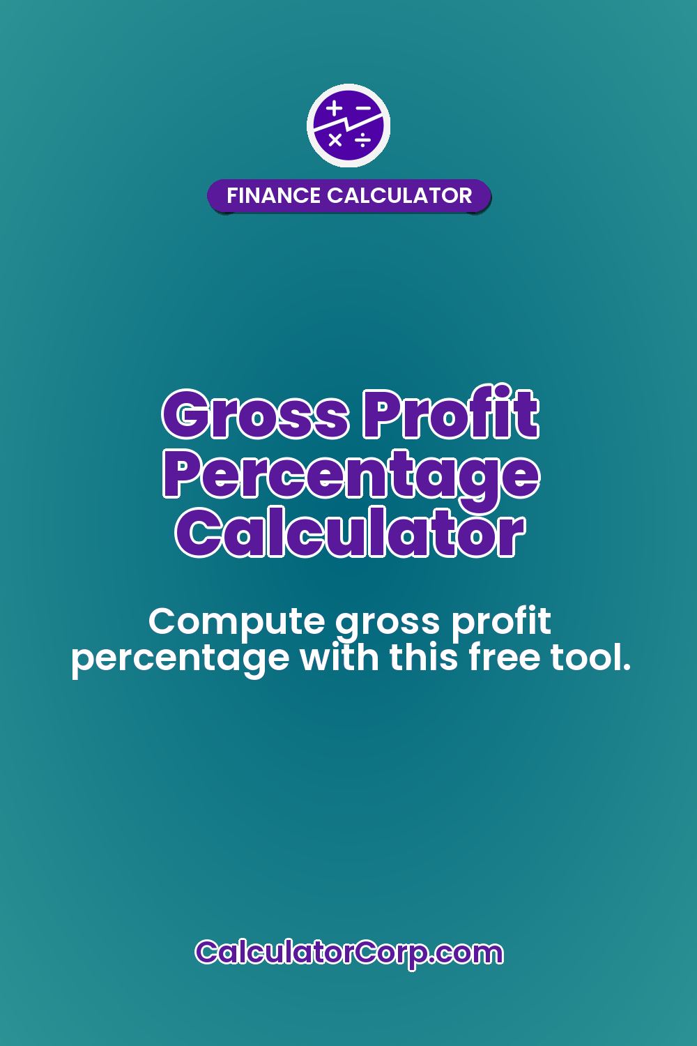 Gross Profit Percentage Calculator