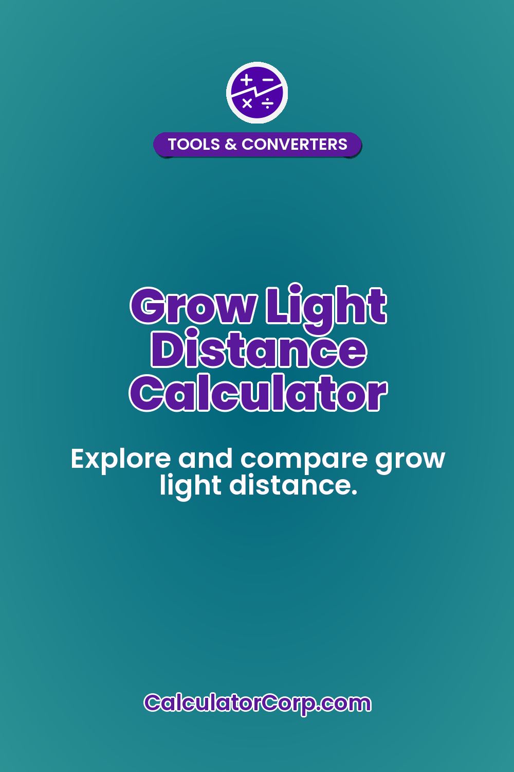 Grow Light Distance Calculator