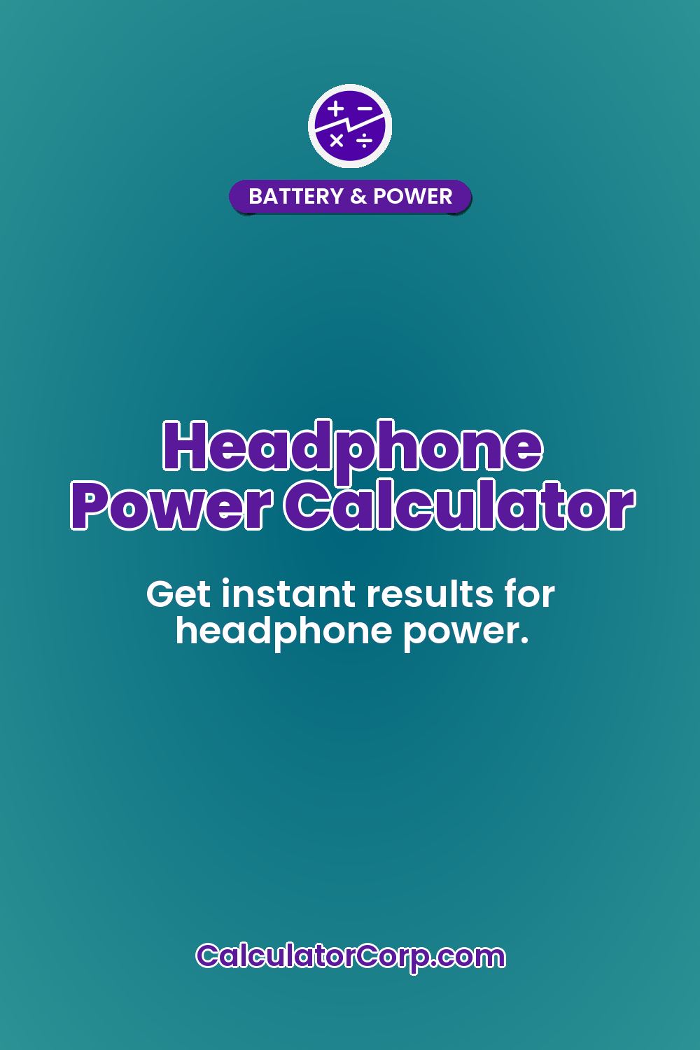 Headphone Power Calculator