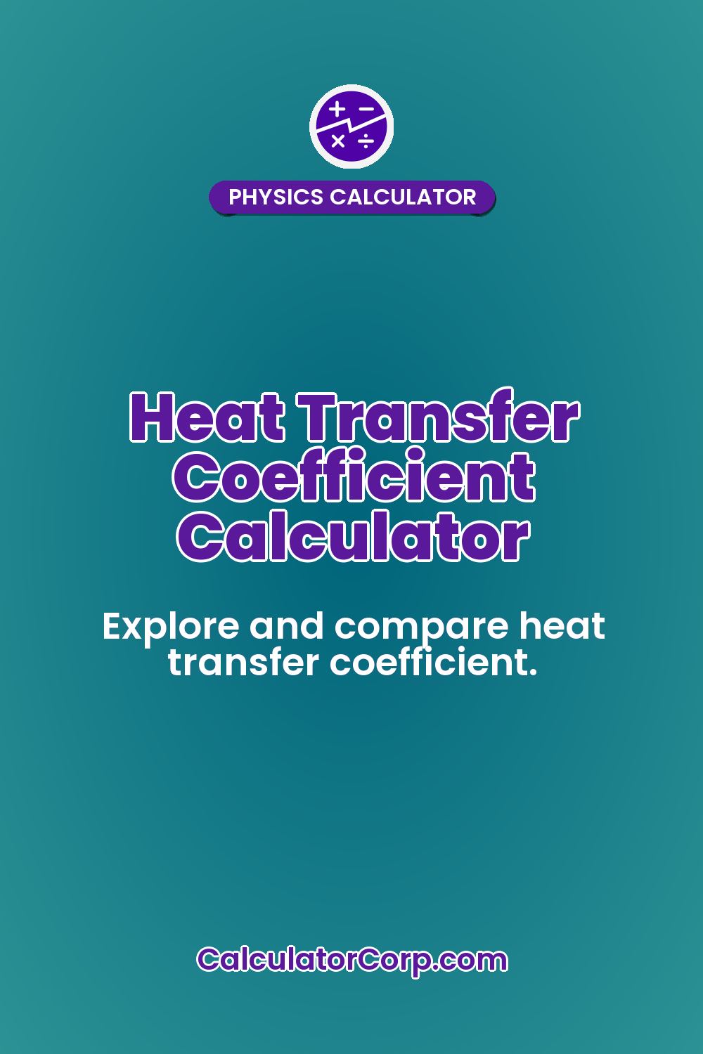 Heat Transfer Coefficient Calculator