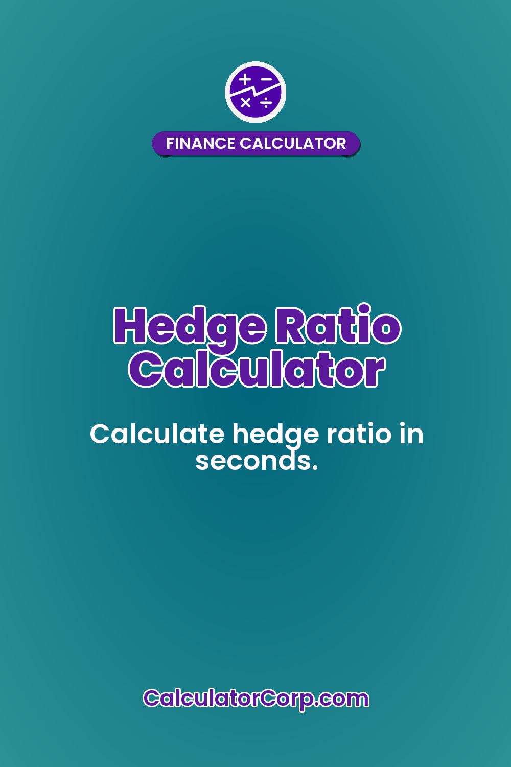 Hedge Ratio Calculator