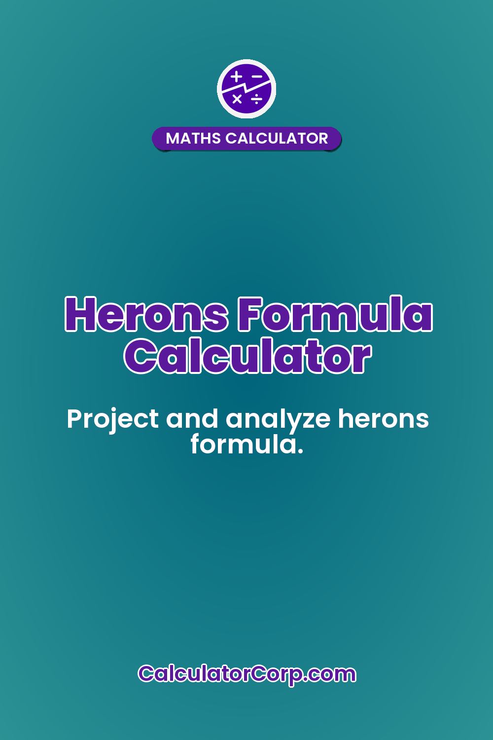 Herons Formula Calculator