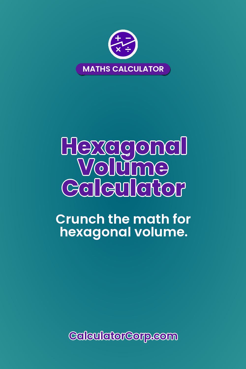 Hexagonal Volume Calculator