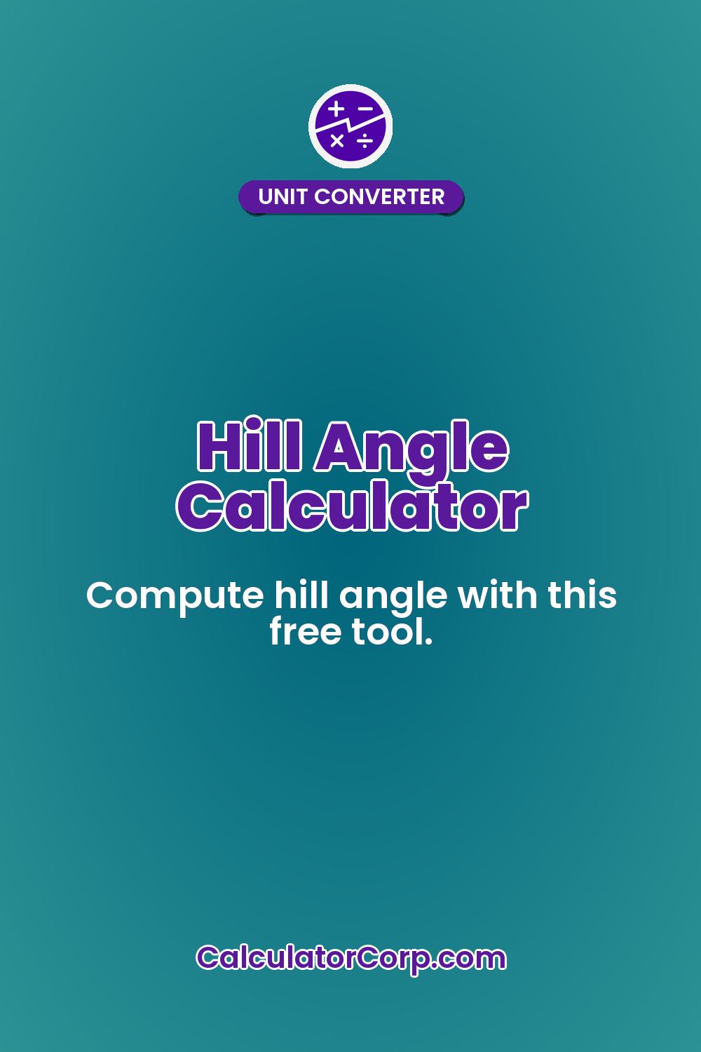 Hill Angle Calculator