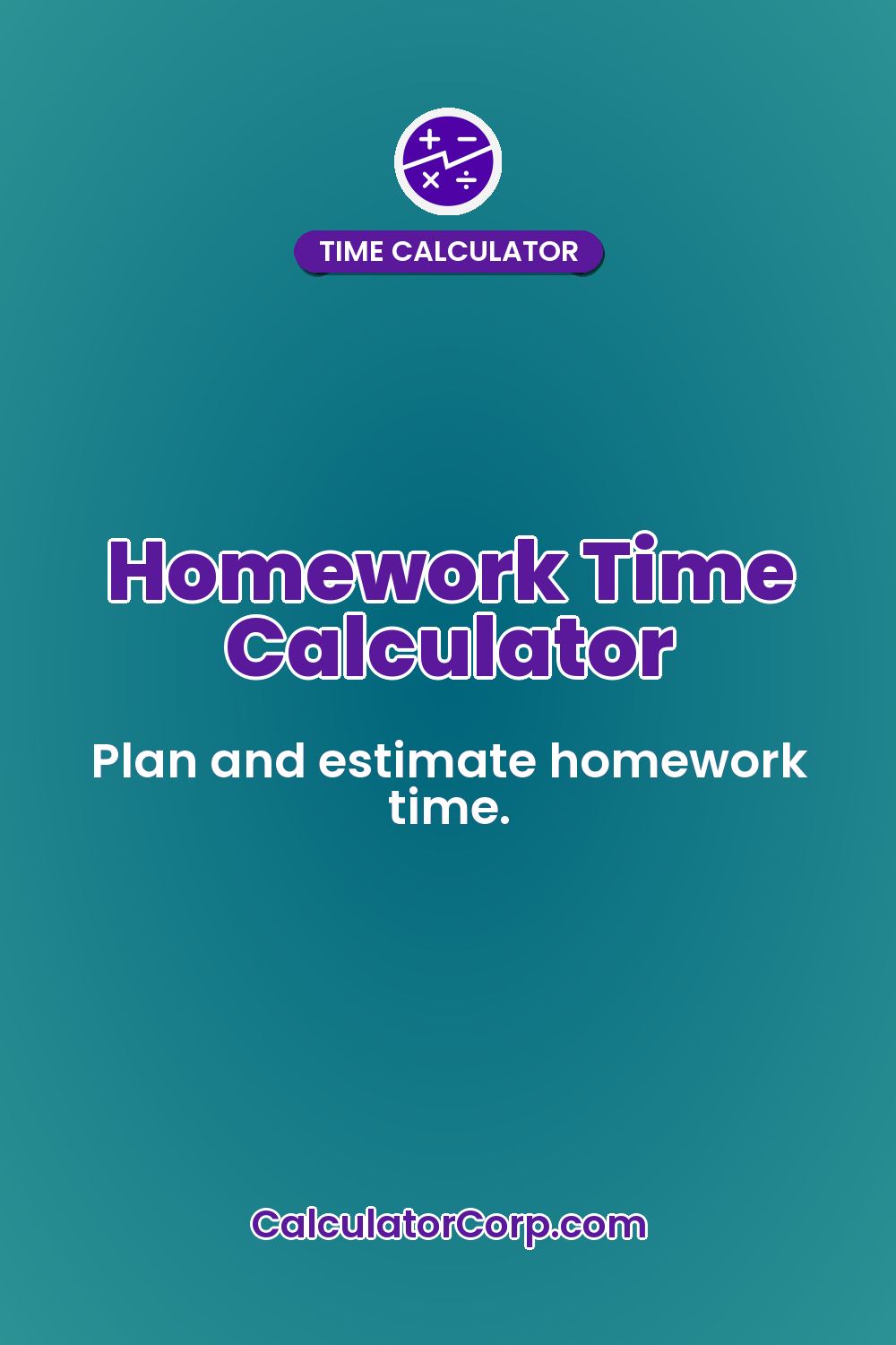 Homework Time Calculator