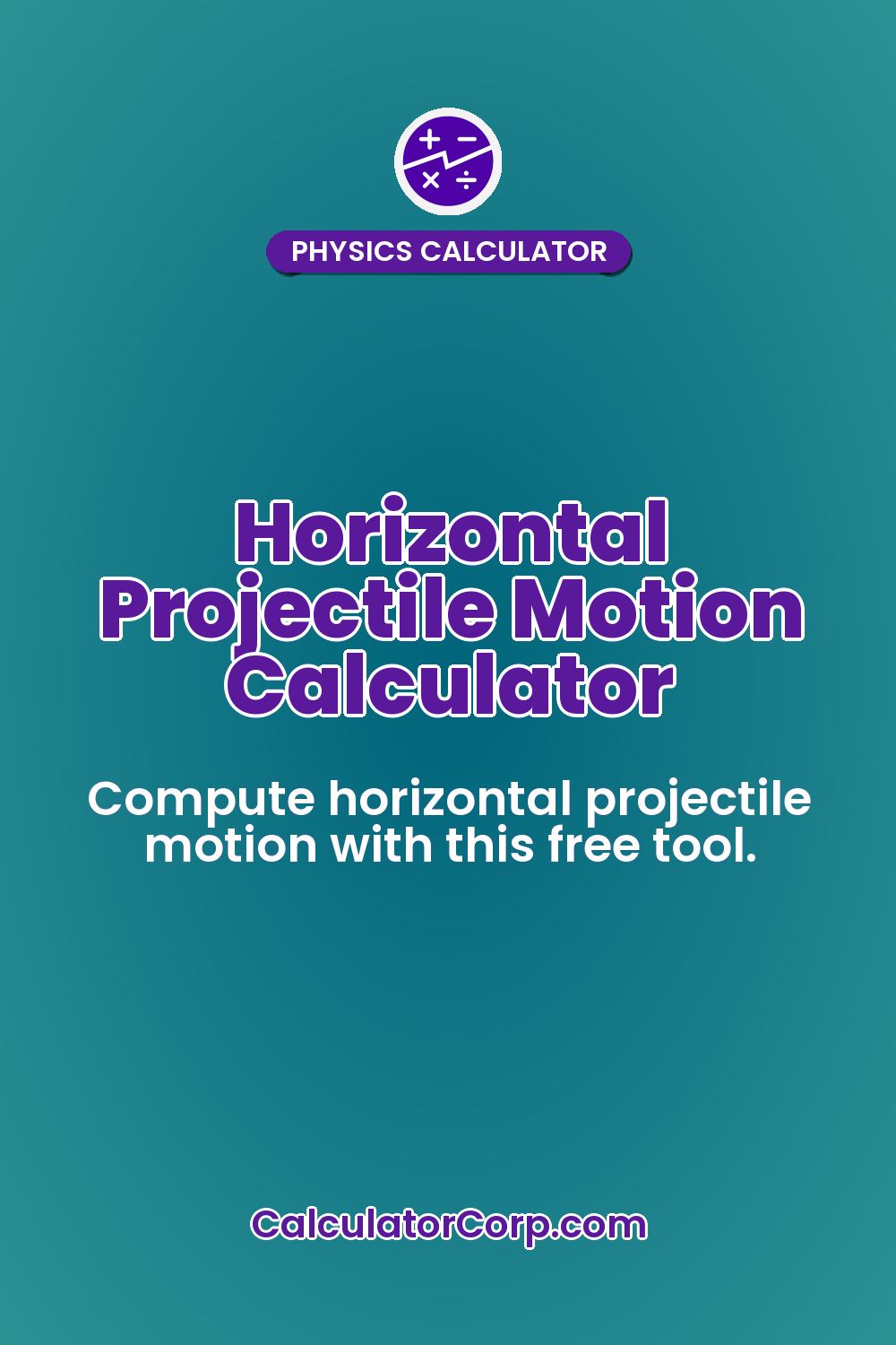 Horizontal Projectile Motion Calculator