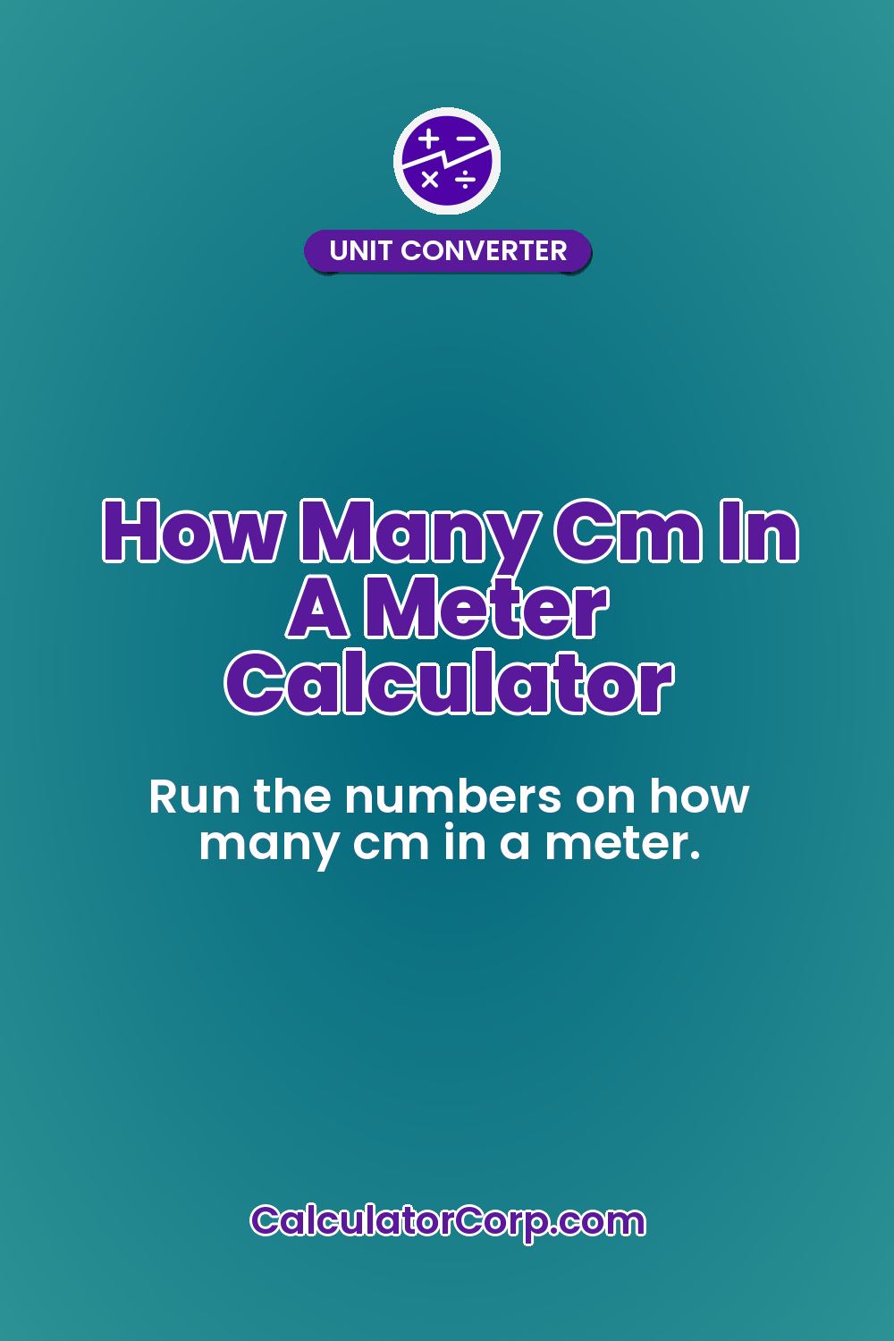 How Many Cm In A Meter Calculator