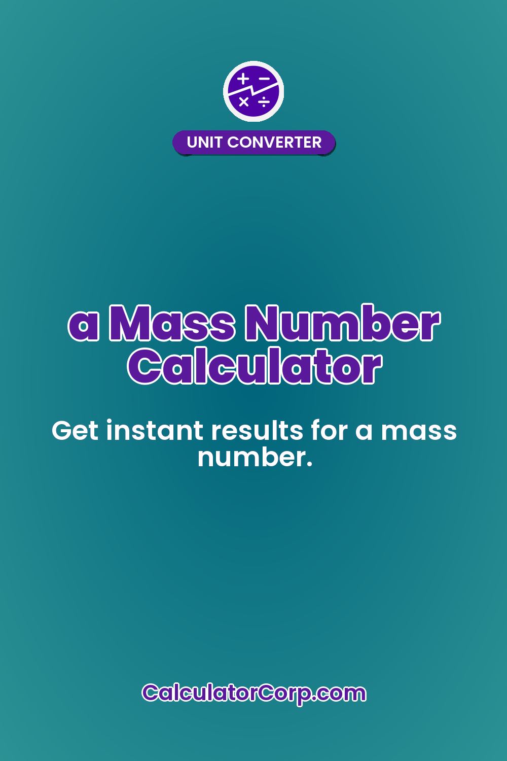 a Mass Number Calculator