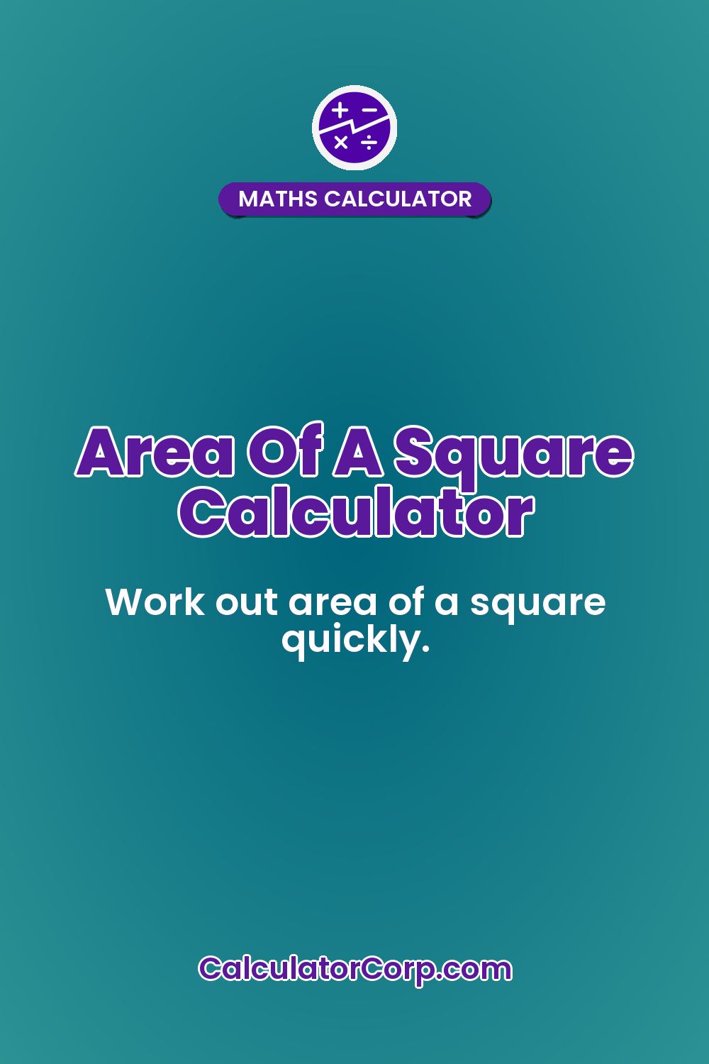 Area Of A Square Calculator