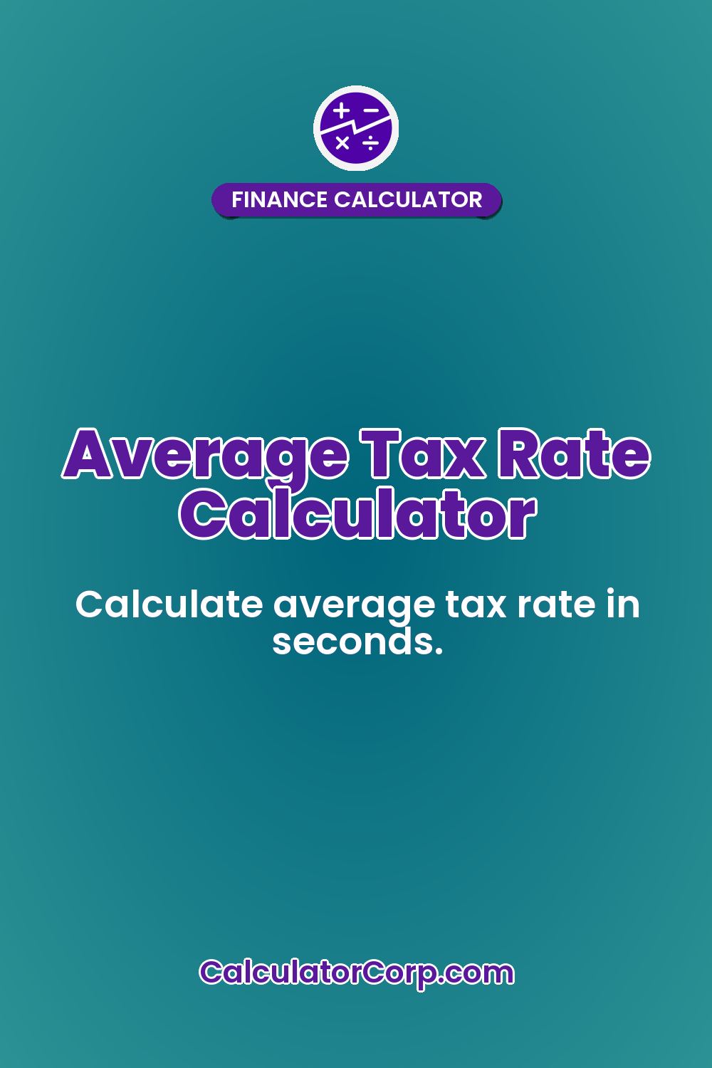 Average Tax Rate Calculator