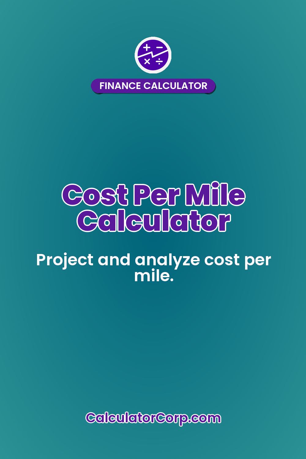 Cost Per Mile Calculator