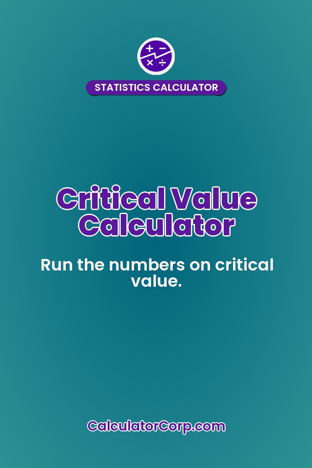 Critical Value Calculator