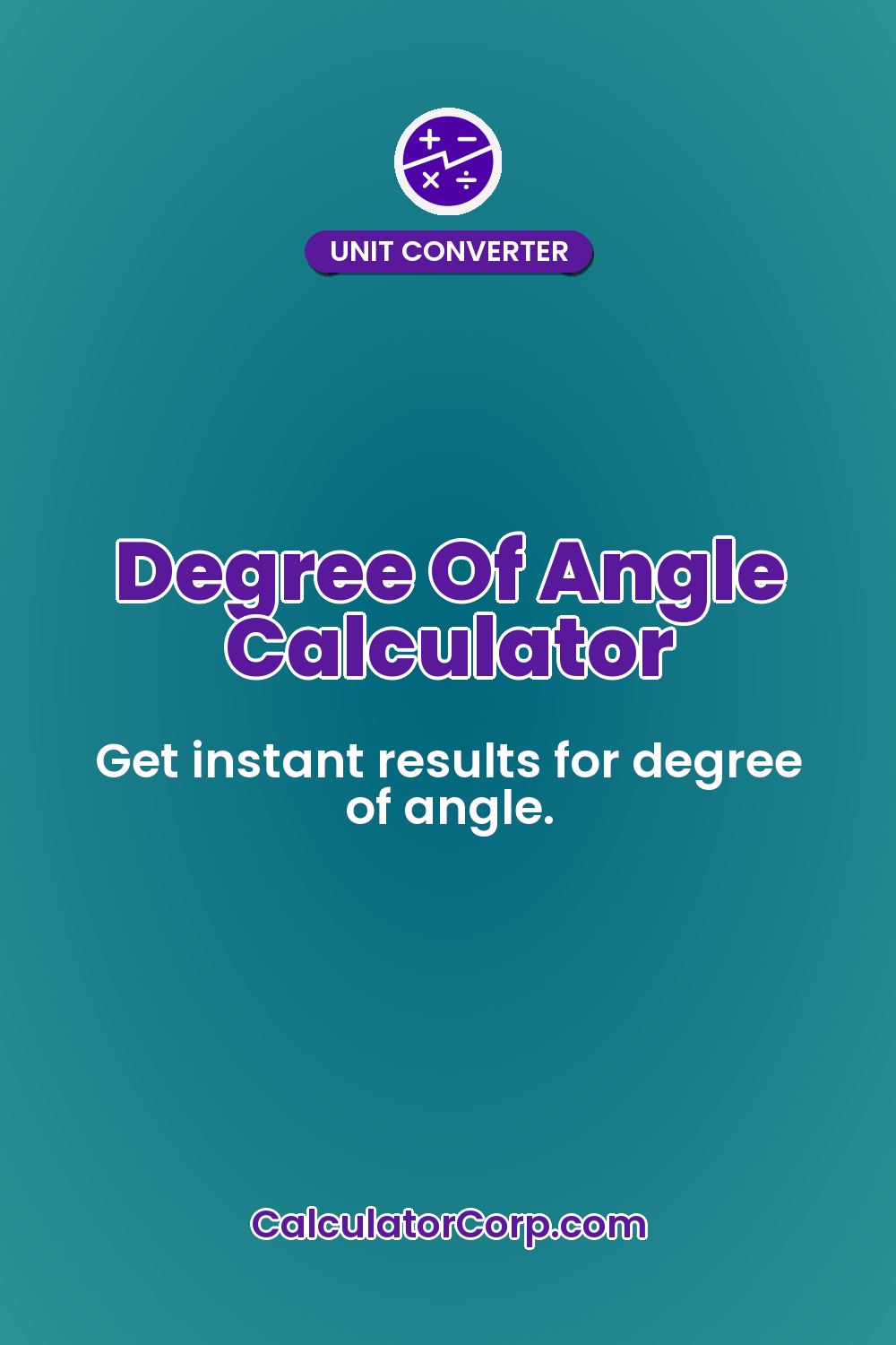 Degree Of Angle Calculator