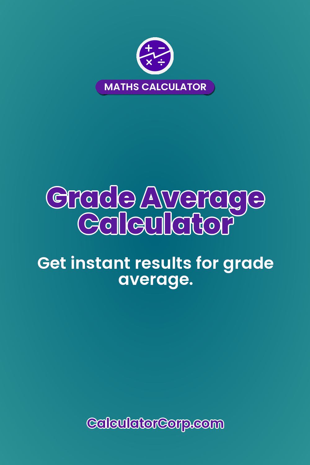 Grade Average Calculator