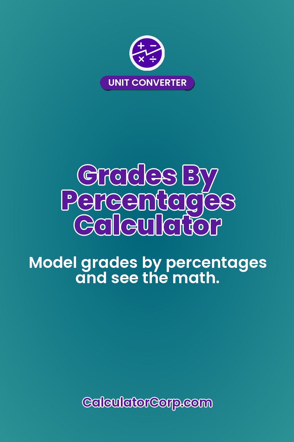 Grades By Percentages Calculator