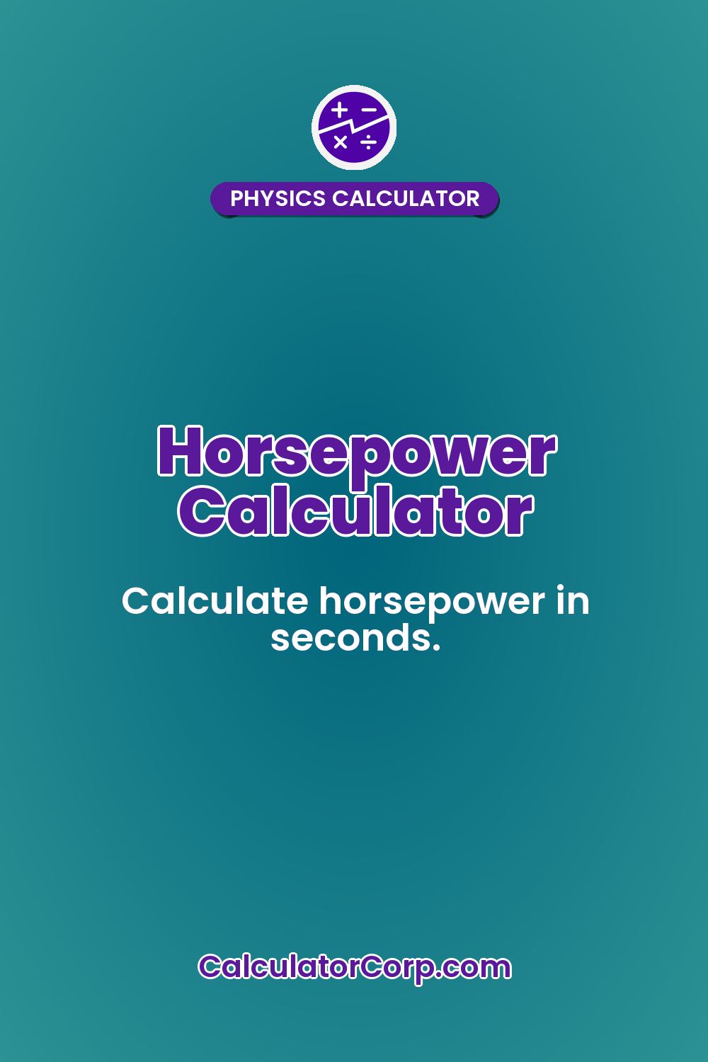 Horsepower Calculator