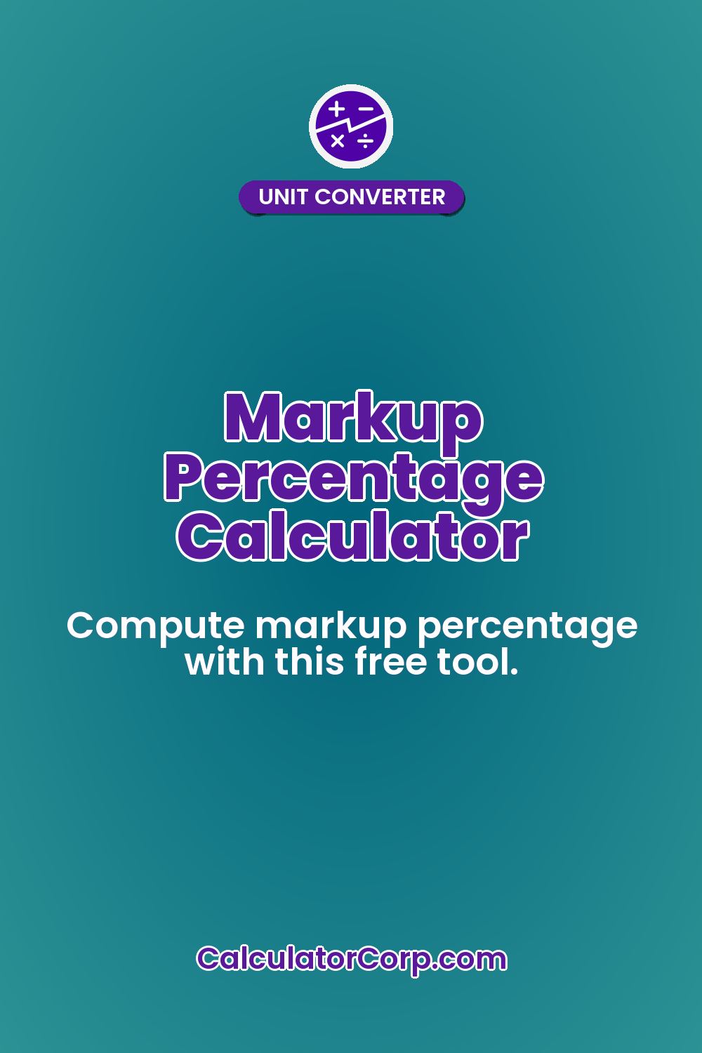 Markup Percentage Calculator