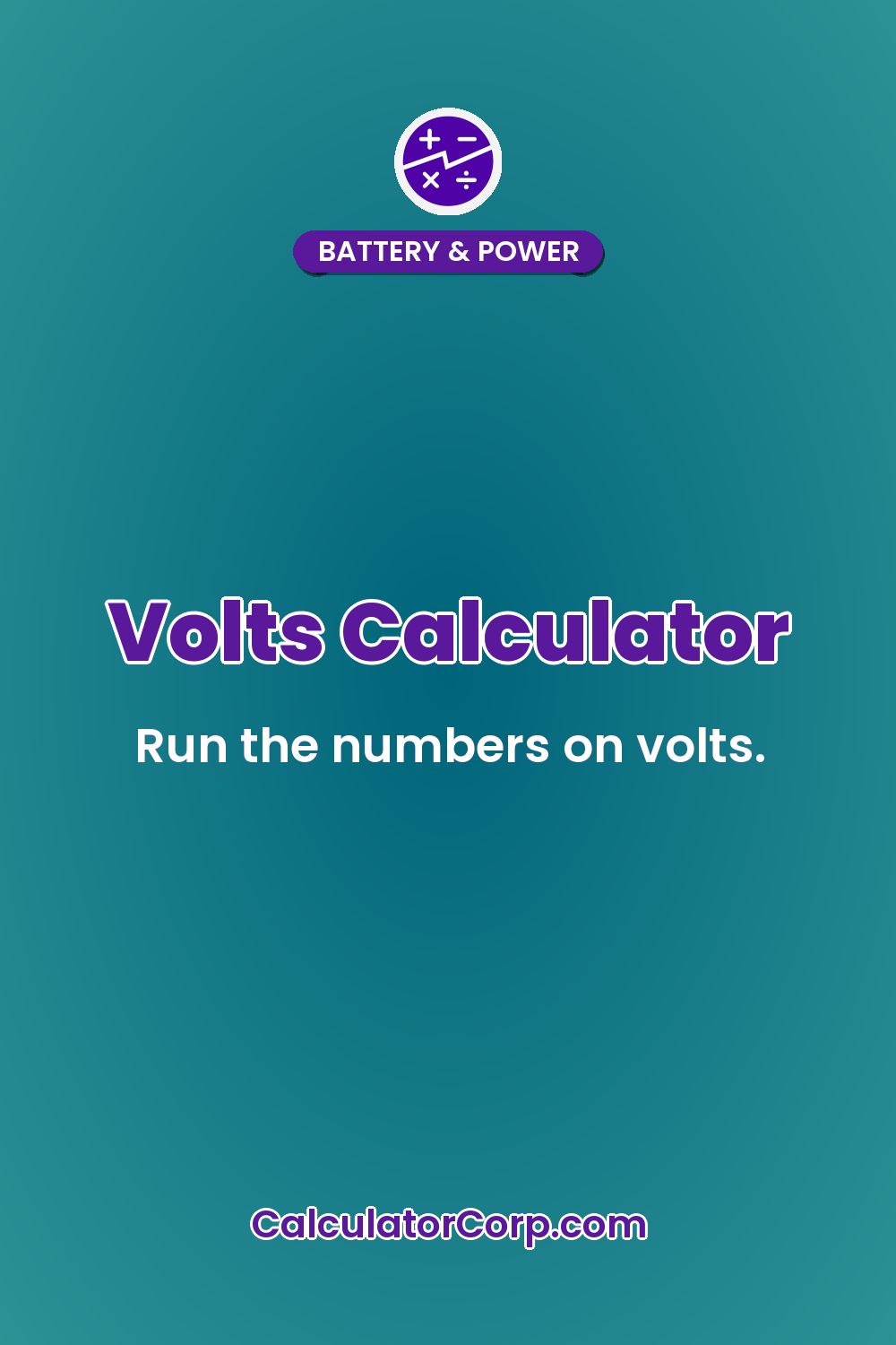 Volts Calculator