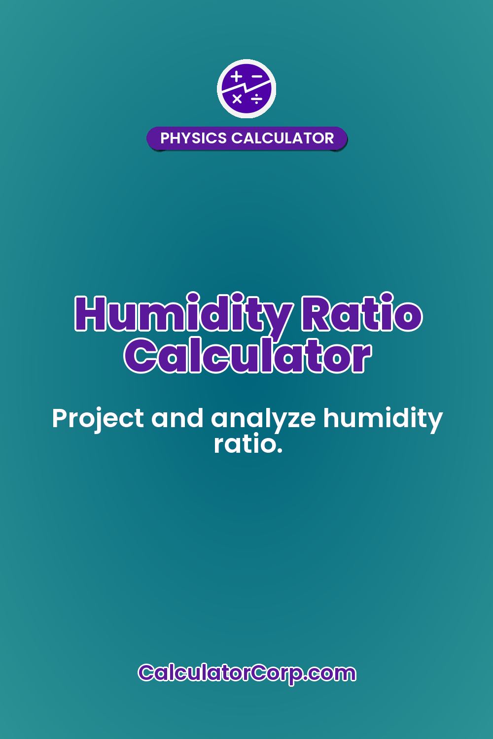 Humidity Ratio Calculator
