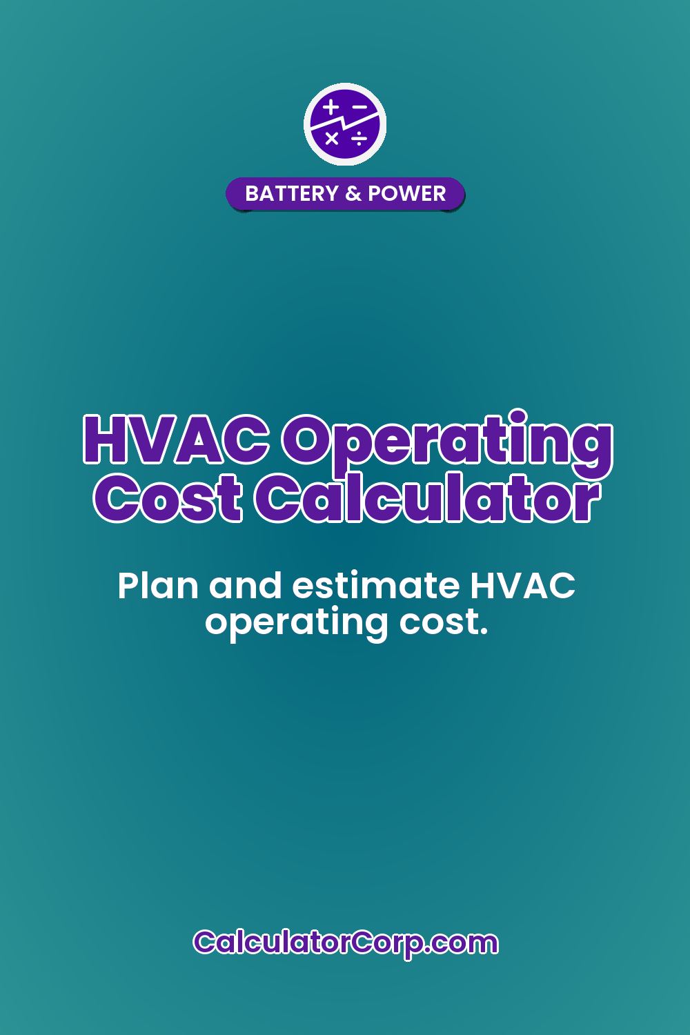HVAC Operating Cost Calculator