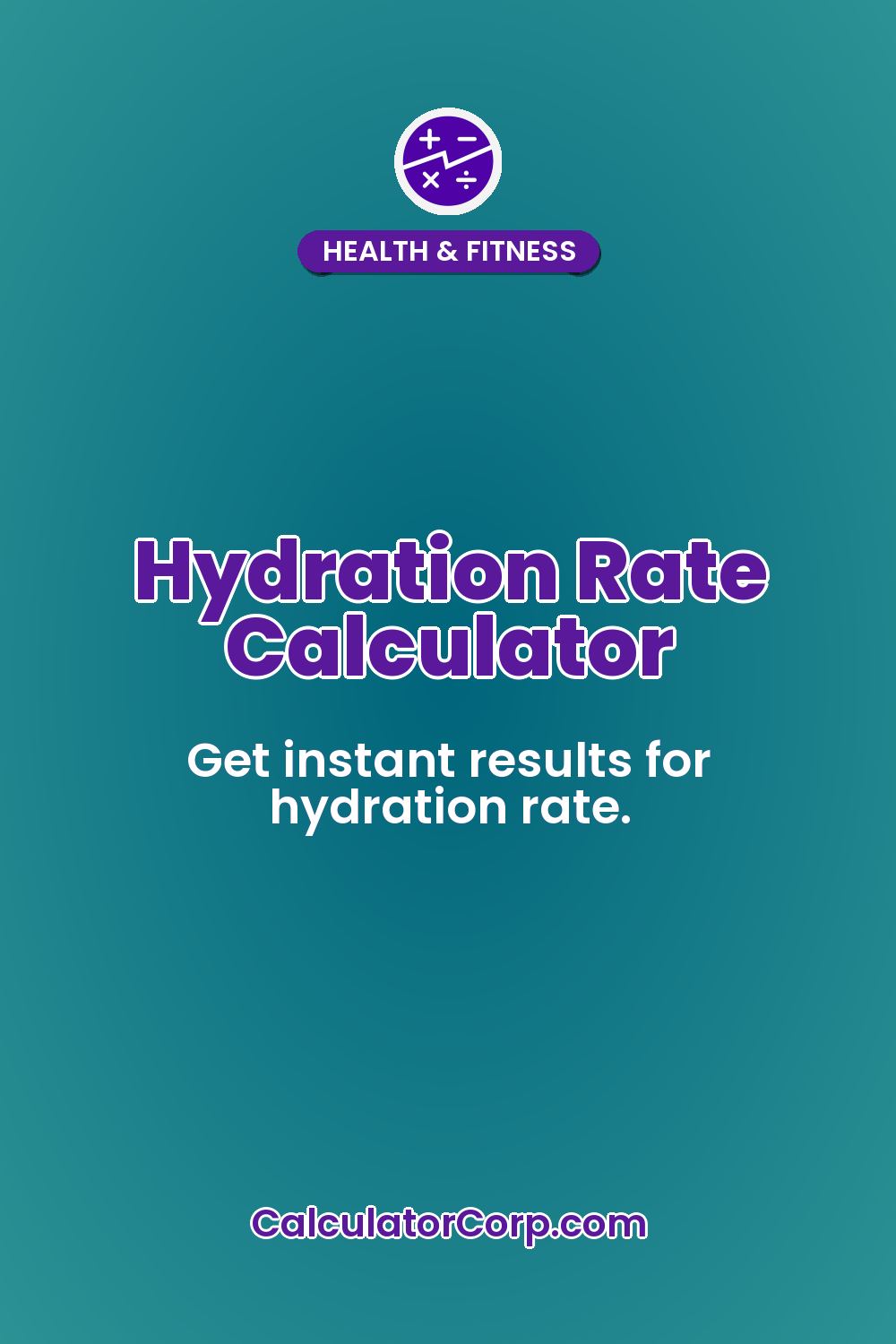 Hydration Rate Calculator