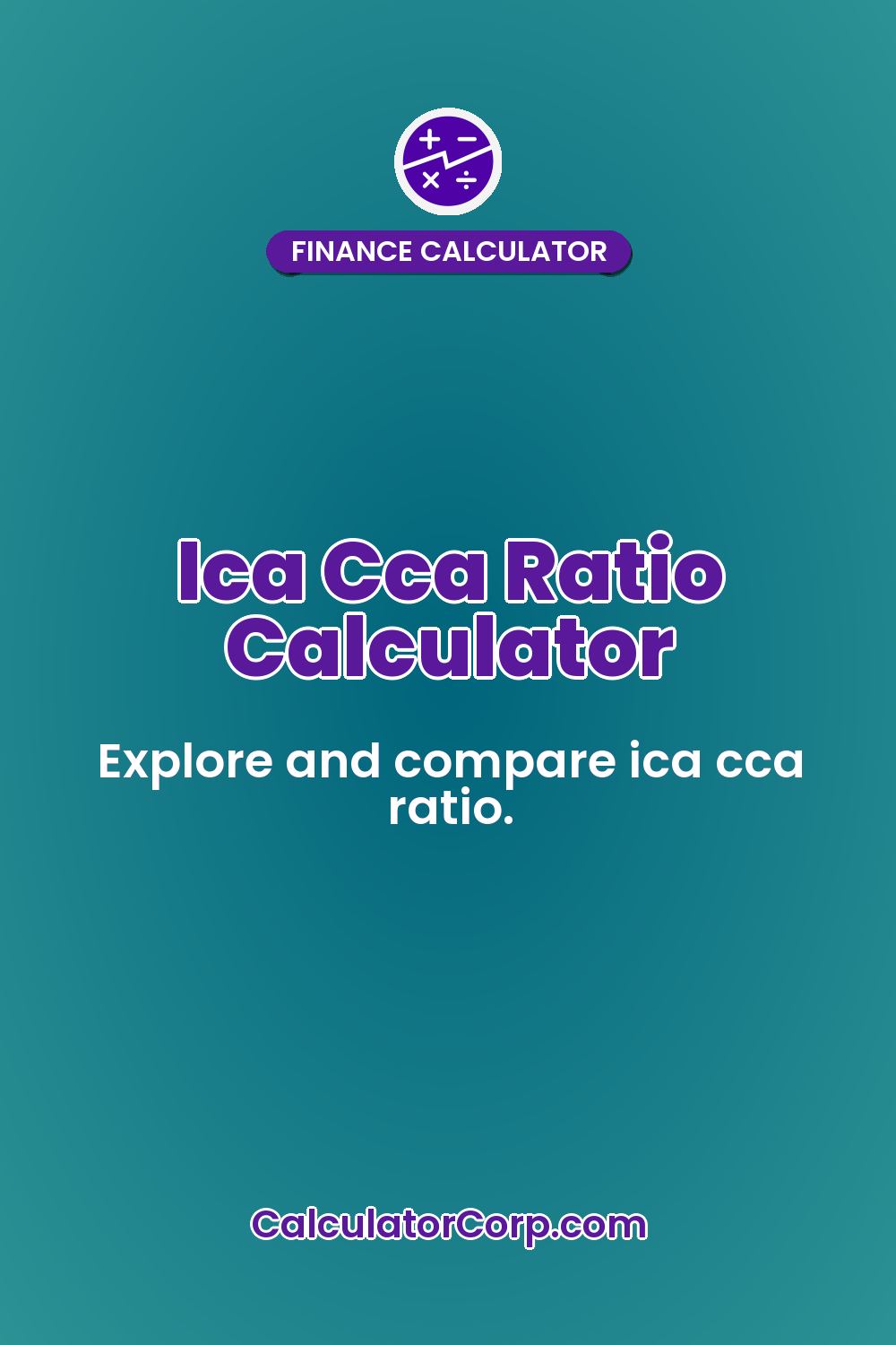 Ica Cca Ratio Calculator