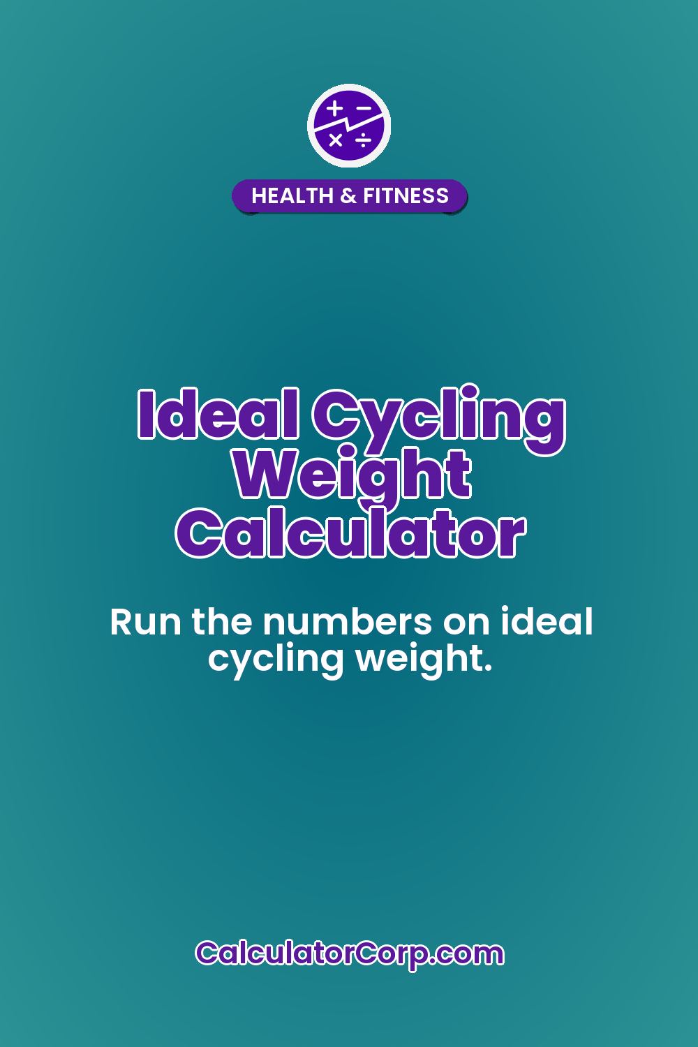 Ideal Cycling Weight Calculator