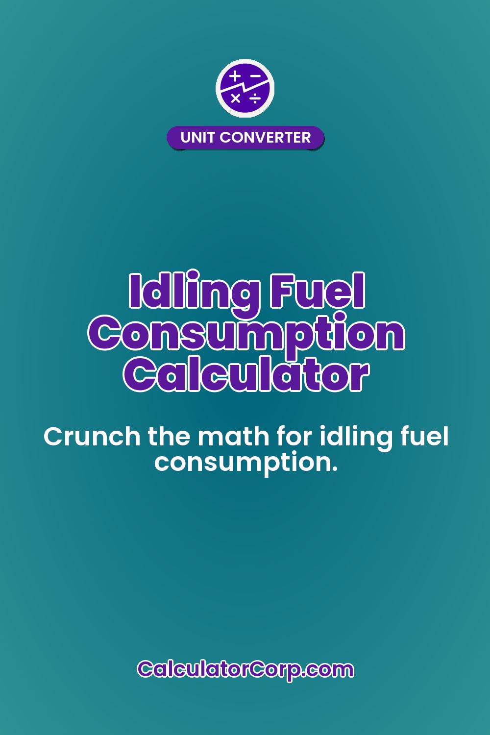 Idling Fuel Consumption Calculator