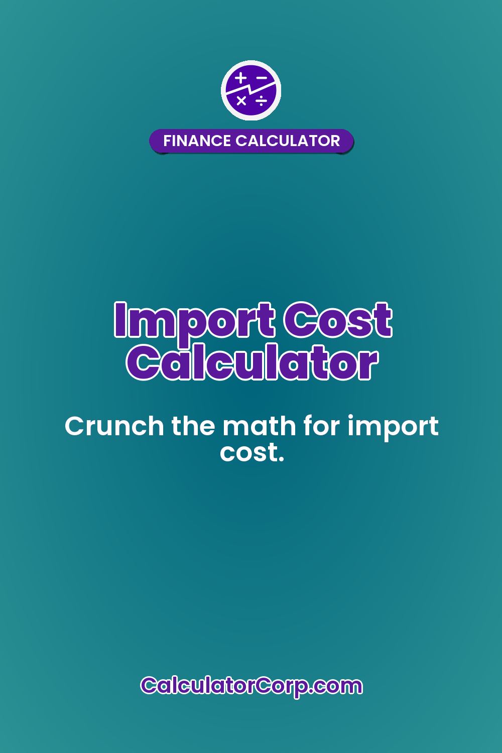 Import Cost Calculator