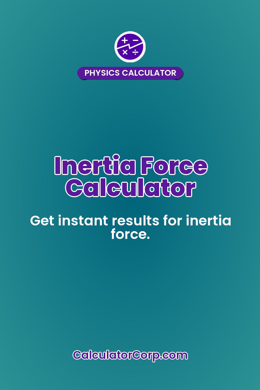 Inertia Force Calculator