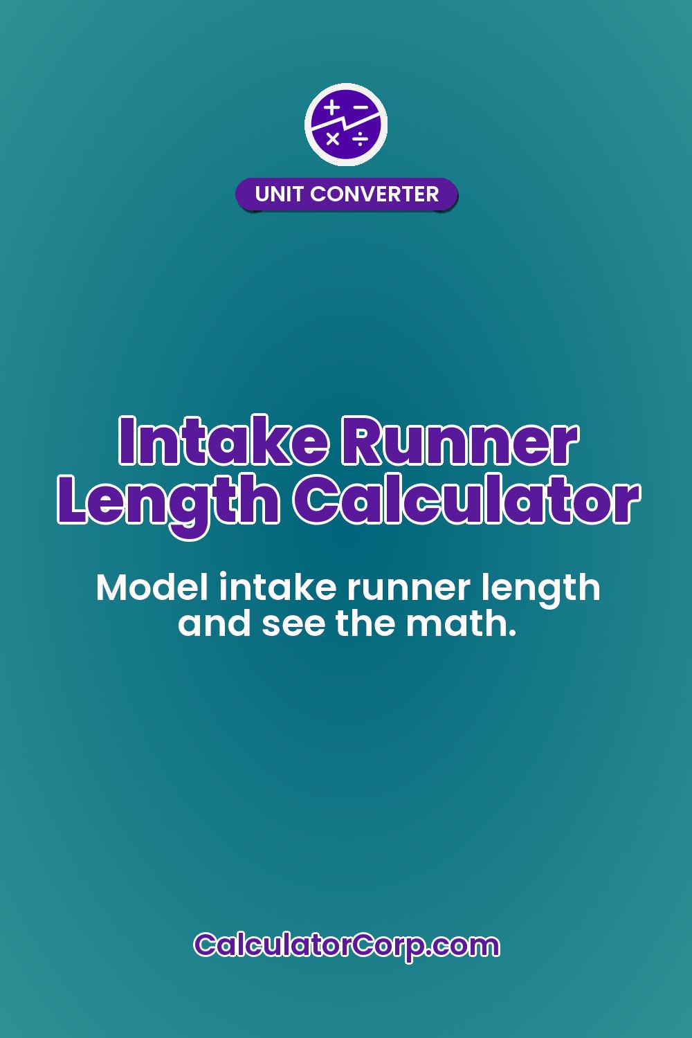 Intake Runner Length Calculator