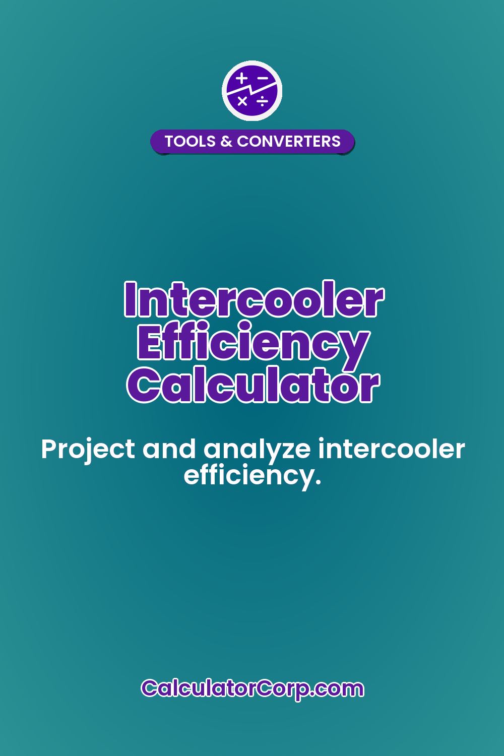Intercooler Efficiency Calculator