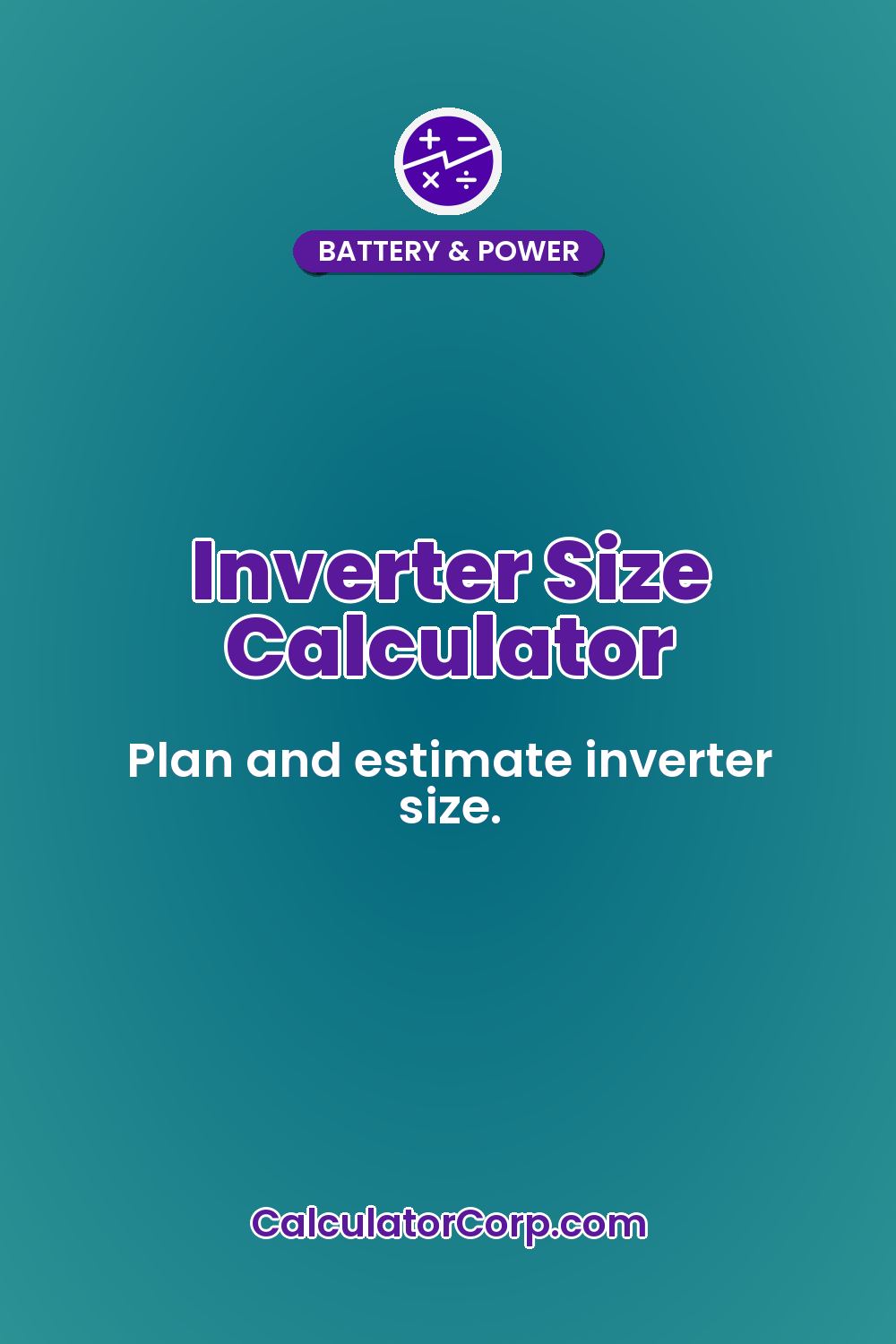 Inverter Size Calculator