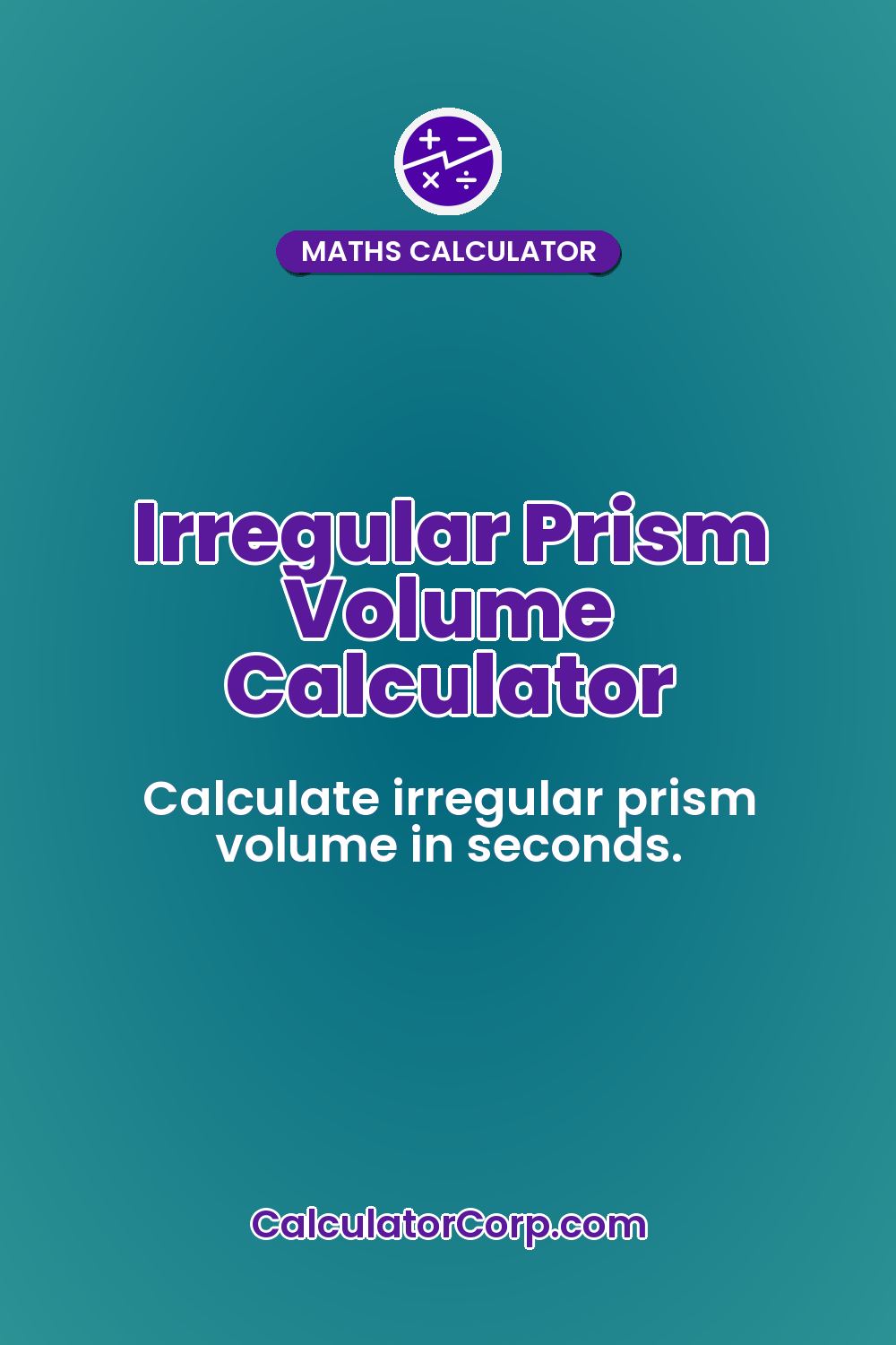 Irregular Prism Volume Calculator