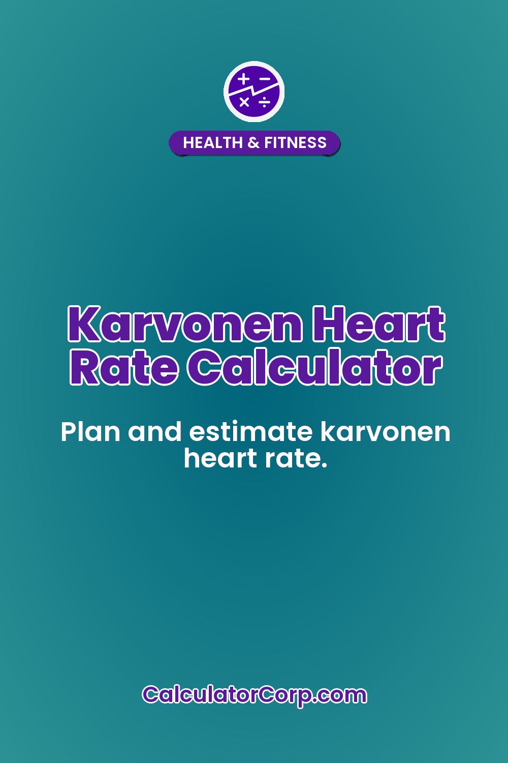 Karvonen Heart Rate Calculator